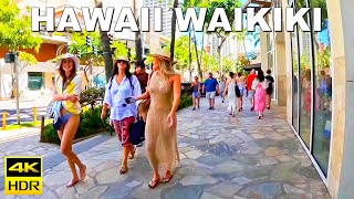 Waikiki Walking Tour  Honolulu Oahu Hawaii USA [upl. by Atsahc305]