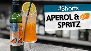 Aperol Spritz with Oleo Saccharum  Easy Cocktails to make at Home Bar  Drinkstuff Shorts [upl. by Nilknarf72]