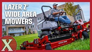 Debuting the 2022 Exmark 96 and 144inch WideArea Lazer Z ZeroTurn Mowers  Exmark [upl. by Mountfort]