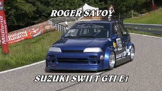 BERGRENNEN GURNIGEL 2024  ROGER SAVOY  SUZUKI SWIFT GTI E1  VIDEO BY BELLUNOVIDEO [upl. by Soisinoid313]