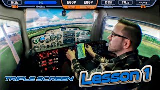 FS ACADEMY  BASIC VFR Lesson 1  MSFS2020 [upl. by Nylitak]