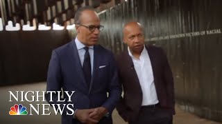 Bryan Stevenson Lester Holt Revisit A Painful Past To Create A Better Future  NBC Nightly News [upl. by Far775]