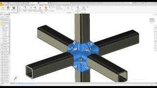 inventor 2025 Steel Pipe Connector Create Parts and Assembly Exercise 61 [upl. by Rahman882]