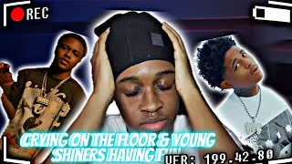 OTF Never Fails 🔥  Lil King  Crying On The Floor YFG Fatso  Young Shiners Having Fun REACTION [upl. by Brey]