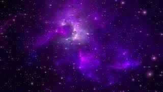 Purple Classic Galaxy 6000 Minutes Space Wallpaper Longest FREE Motion Background HD 4K 60fps [upl. by Guidotti]