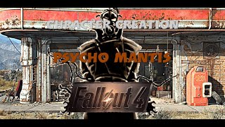 Psycho Mantis Fallout 4 character creation [upl. by Cesya]