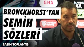 Gaziantep FK 11 Beşiktaş Giovanni van Bronckhorst Maç Sonu Basın Toplantısı  A Spor  06102024 [upl. by Solberg]