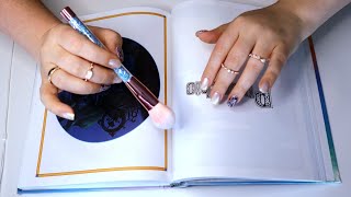 ASMR ✨Page Turning 📖Book Tracing and Tapping No Talking [upl. by Oinigih493]