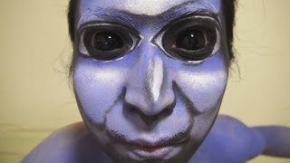 青鬼メイク方法化粧Ao Oni Makeup Tutorial [upl. by Eidok]