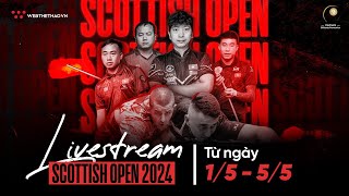 🛑 TRỰC TIẾP  Jan van Lierop vs Riku Romppanen  GIẢI BILLIARDS SCOTTISH OPEN 2024 [upl. by Boulanger]