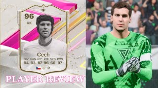 BEST GK IN GAME🤔 96 FUTTIES ICON Cech Player review  EA FC 24 [upl. by Hayalat]