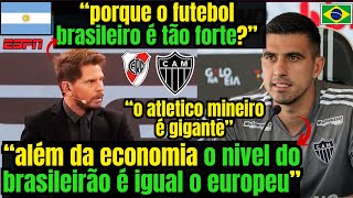 ARGENTINO DO GALO DEU ENTREVISTA NA MÍDIA ARGENTINA SOBRE O NÍVEL DO FUTEBOL BRASILEIRO [upl. by Eanore410]