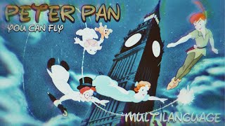 Peter Pan  You Can Fly 50’s60’s Dubs Multilanguage [upl. by Airdnaz225]