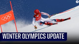 2022 Winter Olympics Shiffrin Finishes 18th in Downhill Event Medal Tracker  CBS Sports HQ [upl. by Pleione31]