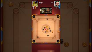 Carrom board game play 🔥💀💪 carrom vairalshorts vairlvideo gk [upl. by Nilra]