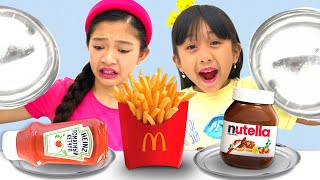 MYSTERY SAUCE CHALLENGE  KAYCEE amp RACHEL in WONDERLAND FAMILY [upl. by Sivrahc931]