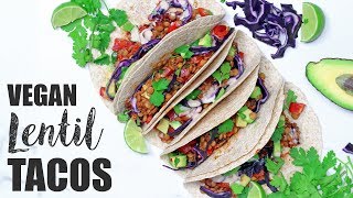 Vegan Lentil Tacos [upl. by Lodge241]