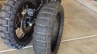 Review Shinko 805 Rear ADV Adventure Dual Sport Motorcycle Tire Review Long Term 5000 Mile [upl. by Nomyar]