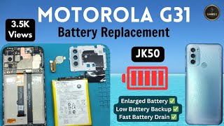 Motorola G31 5G  Moto G31  JK50  Battery Replacement  motog31 batteryreplacement yt battery [upl. by Tiffani64]