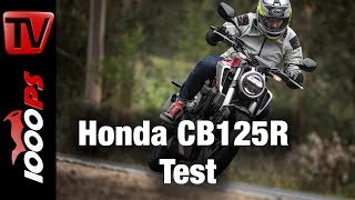 Honda CB125R 2018 Test  Retro richtig gemacht  Onboard und Erfahrungen [upl. by Ayikaz]