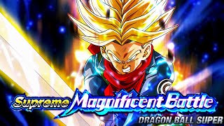 SUPREME MAGNIFICENT BATTLE STAGE 4 VS SS TRUNKS FUTURE [upl. by Irra]