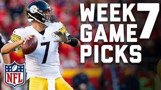 Week 7 Game Picks in Under 3 Minutes ⏱🏈  NFL [upl. by Tsyhtema802]