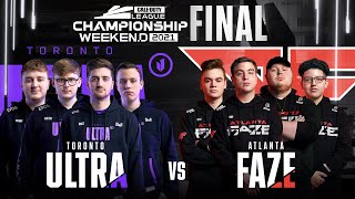 Champs Final  TorontoUltra vs AtlantaFaZe  Championship Weekend  Day 4 [upl. by Ydnagrub231]