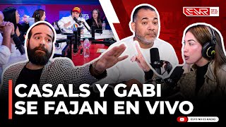 CASALS Y GABI SE FAJAN EN VIVO Y BRITO LA DEFIENDE SE SALE DE CONTROL ESTO NO ES BOCHINCHE [upl. by Nij259]