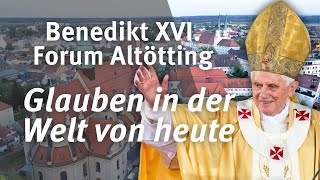 Benedikt XVI Forum in Altötting Glauben in der Welt von Heute Prof Dr Weimann  11072024 [upl. by Odravde]