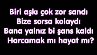 Hande Yener  Hasta Lyrics Sarkı Sözu [upl. by Amena]