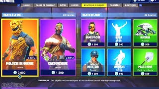 BOUTIQUE DU 2 AOUT 2018  ITEM SHOP UPDATE AUGUST 2ND Fortnite Battle Royale [upl. by Daron]