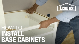 How to Install Base Cabinets [upl. by Able]