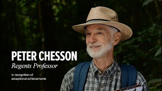 Profile of Regents Professor Peter Chesson 2020 [upl. by Aronle]