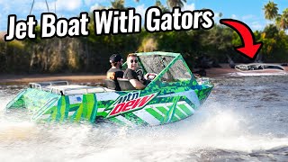 Jet Boating In Gator Infested Water [upl. by Sirapal]