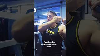 Shoulder press front delt focused [upl. by Dulcine]