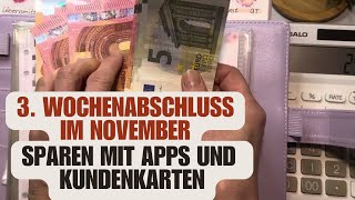 3 Wochenabschluss im November umschlagmethode budgetplan [upl. by Washington915]