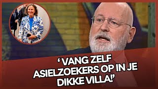 Timmermans valt door de MAND ‘Vang zelf ASIELZOEKERS op in je DIKKE VILLA’ [upl. by Cassie]