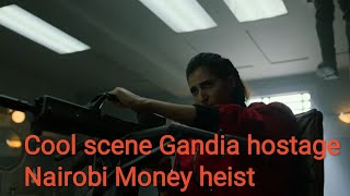 Money heist  Gandia captures Nairobi fight scene [upl. by Asreht]