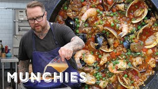 HowTo Make Paella Valenciana with Jamie Bissonnette [upl. by Laeynad35]