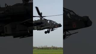 Sound on US Army 12th CAB AH64E Apache attack helicopter in action [upl. by Soalokcin]