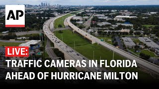 Hurricane Milton LIVE cam Traffic cameras in Florida [upl. by Veronike]