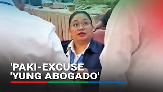 Youre out of order OVP lawyer removed from House probe after refusing to take oath [upl. by Pollerd56]