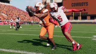 Oklahoma State vs Utah  NCAA Football 921 Full Game Highlights College Football 25 Sim [upl. by Zandt]