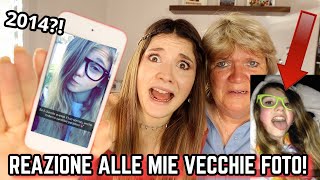 REAZIONE ALLE FOTO DEL MIO PERIODO RIBELLE CON MIA MAMMA cringe ♕ [upl. by Lrem]