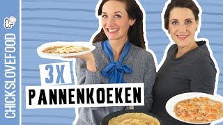 ZO MISLUKKEN JE PANNENKOEKEN NOOIT  3 VARIANTEN KLASSIEK SPELT amp HAVERMOUT  CHICKSLOVEFOOD [upl. by Mailliwnhoj860]