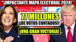 ¡¡¡ÚLTIMOS RESULTADOS DE VOTACIÓN TEMPRANA ¡Impactante Mapa Electoral 2024 Kamala vs Trump [upl. by Bonucci]