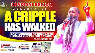 LONDIANI REGION CELEBRATES A CRIPPLE HAS WALKED  BABY BRIGHTON KIPNGENO  NOV 13TH 2024 [upl. by Sender713]