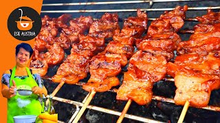 Classic Pinoy Style Pork BBQ  Pork Barbecue  Pinoy recipe ideas [upl. by Chiles]