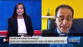 QuestionsDactu Focus sur la panne dinternet en Afrique de lOuest [upl. by Tsepmet980]