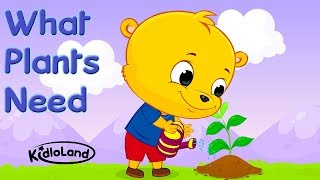 Needs of a Plant  Early Learning  Learn To Grow a Plant  Kidloland Preschool Song For Kids [upl. by Meggs]